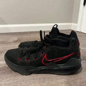 Nike Lebron 17 Black Red Grey “ Bred “